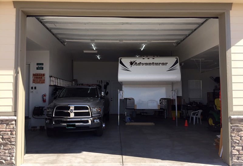 Adventurer Inside Garage Camper