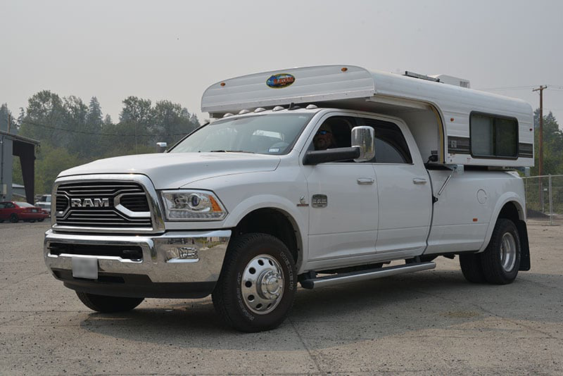 Alaskan Campers Winlock New Camper Pickup Front Three Quarters