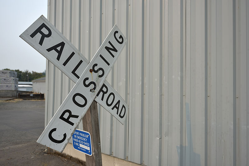 Train crossing at Alaksan Campers