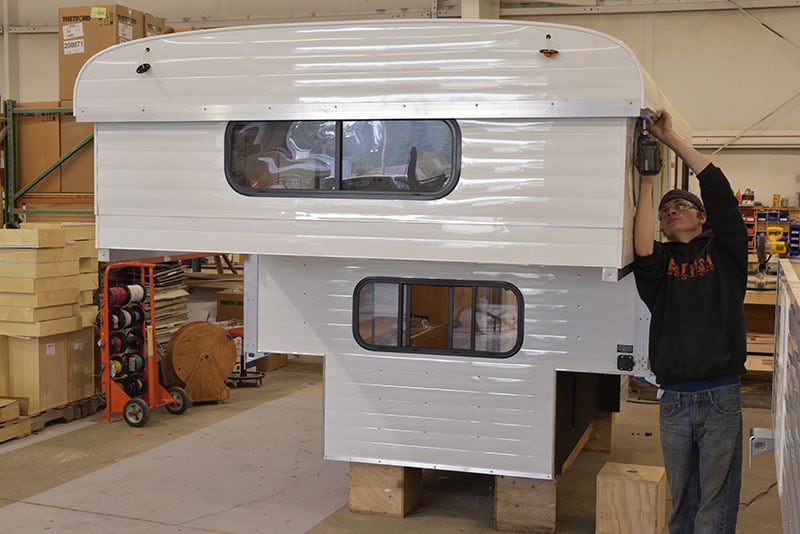 Alaskan Campers Winlock Worker Aluminum Skin 