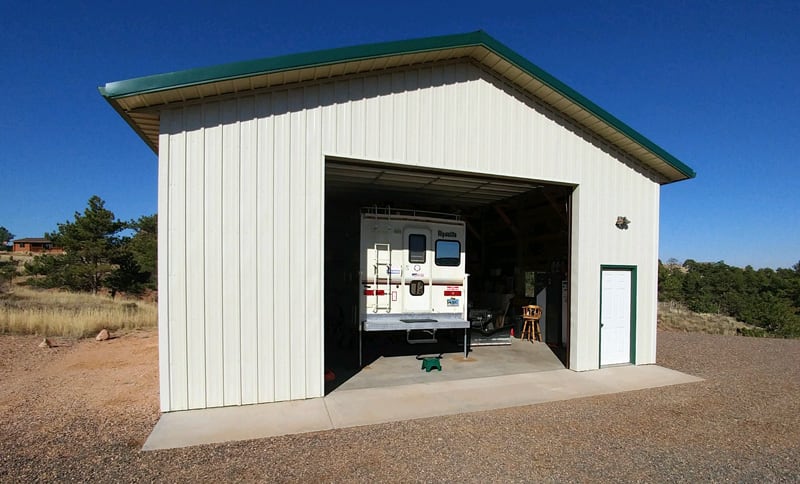 Alpenlite Camper In Garage