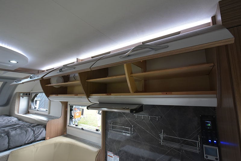 Cirrus 670 Interior Kitchen Upper Storage Detail