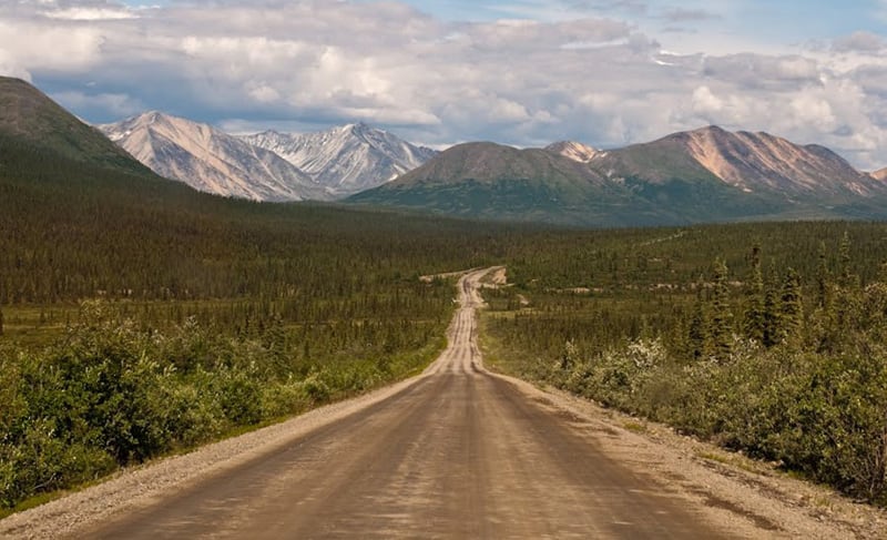 Denali Highway Dirt Road