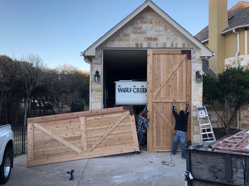 Garage Being Built OShaughnessy 2