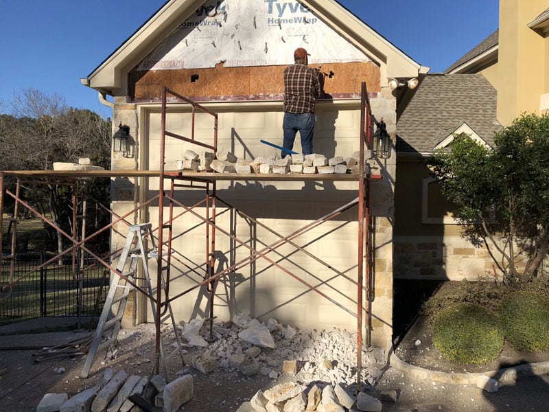 Garage Being Built OShaughnessy