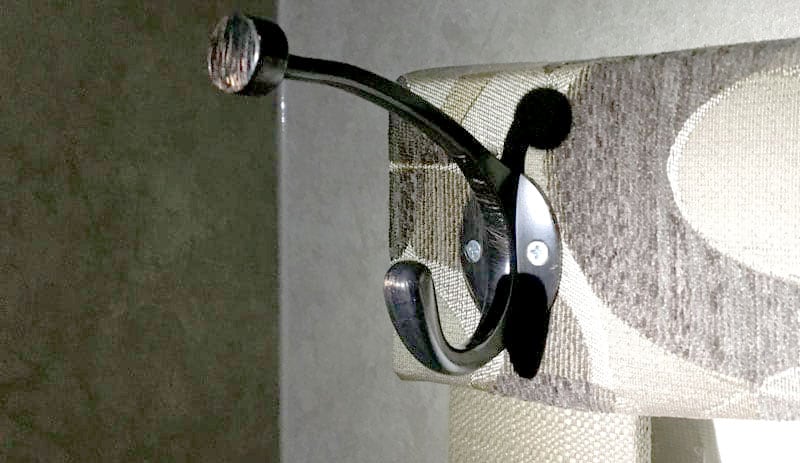 Hat Holder Hook Into Valance