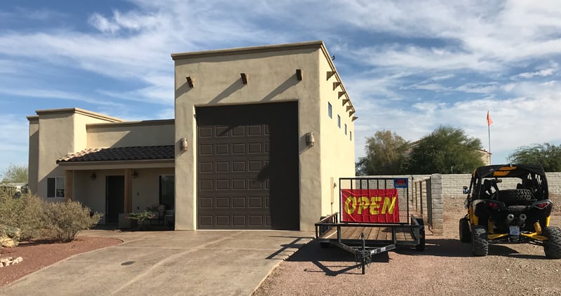 Quartzsite RV Garage Houses