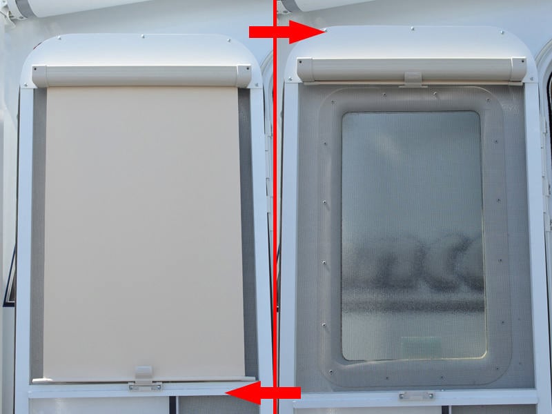 Entry Door Shades Lance Campers