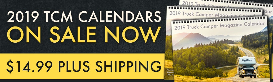 2019 Truck Camper Calendar Sale