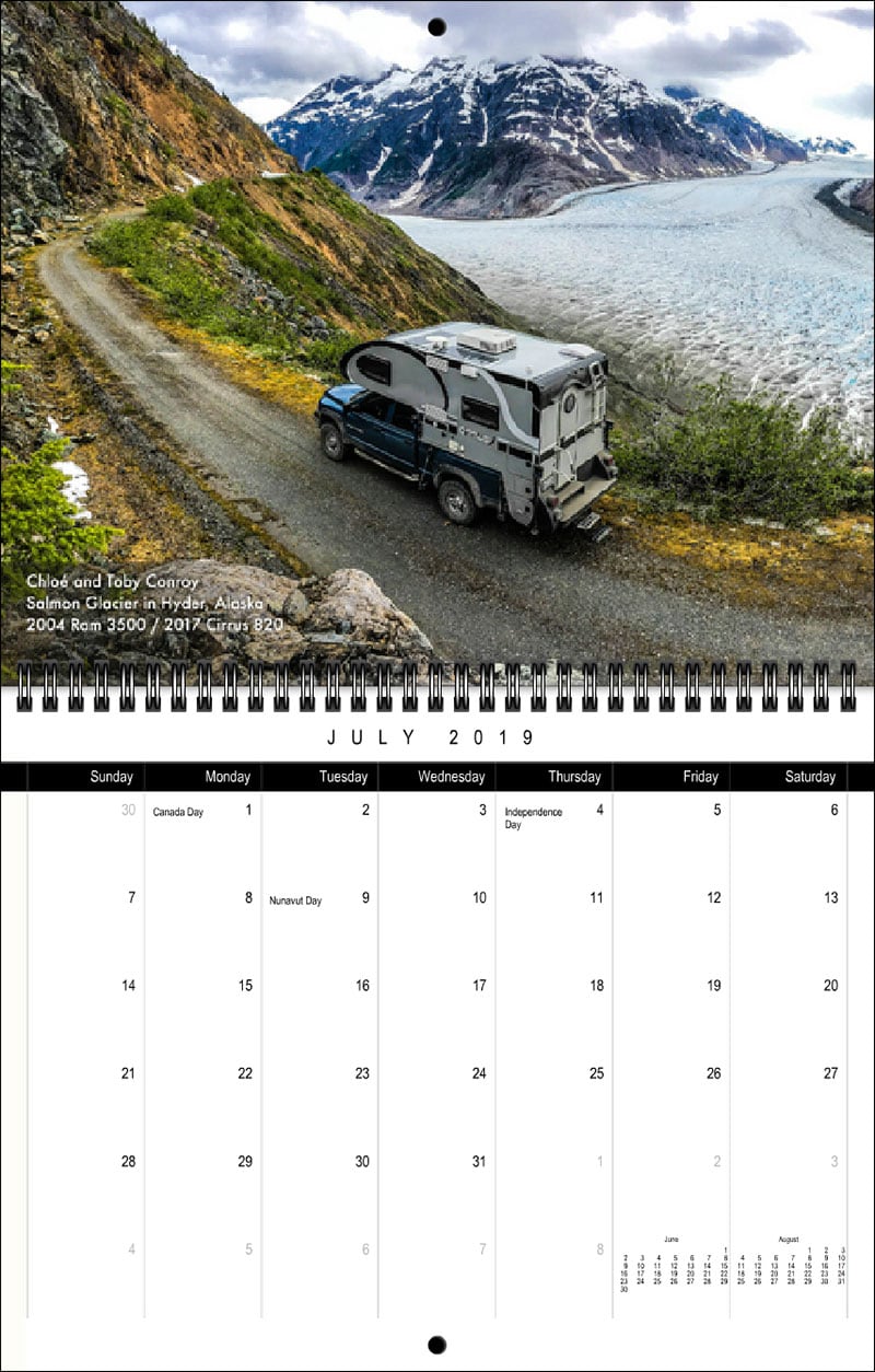 2019 TCM Calendar July