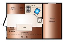 2019 Floor Plan Travel Lite 625SL