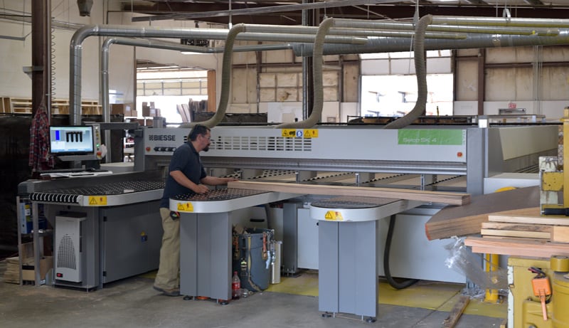 Biesse Machine For Cutting Wood