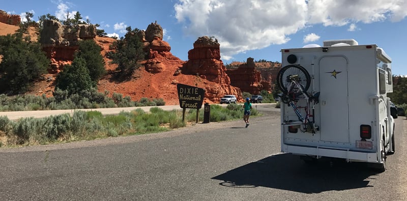 Dixie National Forest Sign