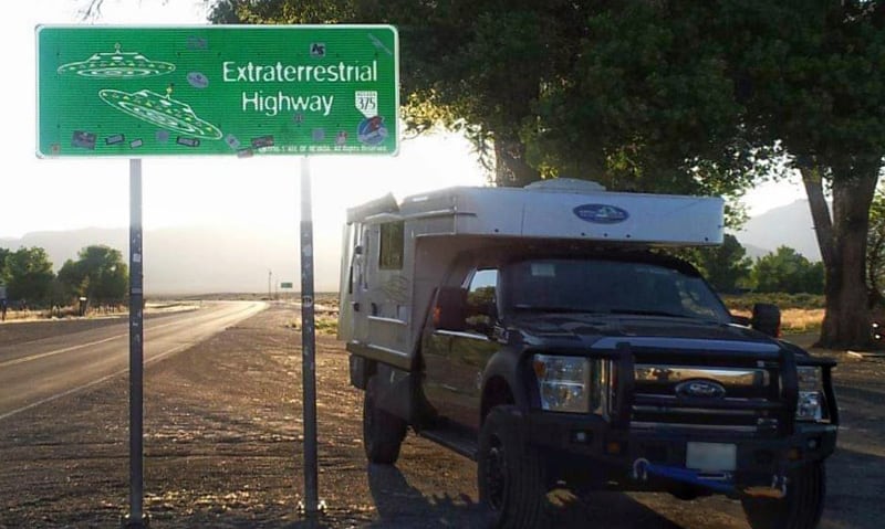 Extraterrestrial Highway Sign