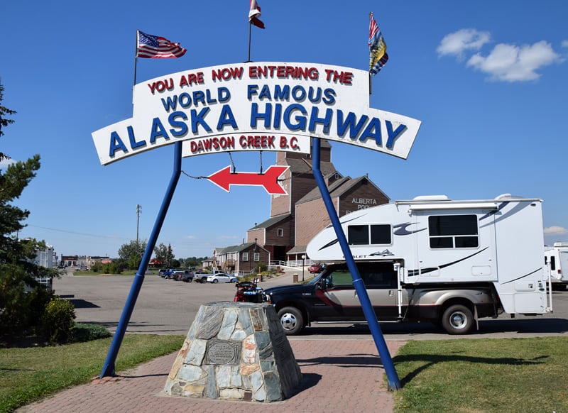 Famous Alaska Highway Sign