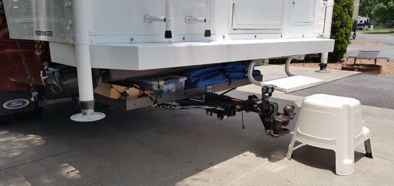 Hitch Mounted Cargo Carrier Packed