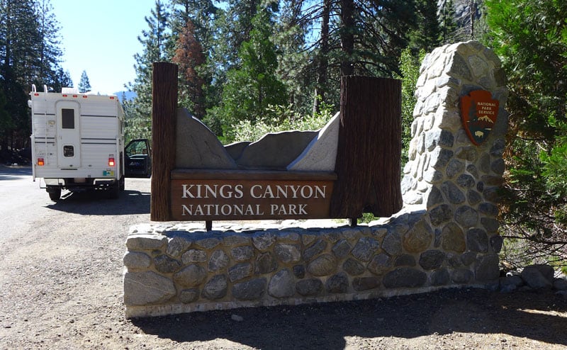 Kings Canyon Sign California