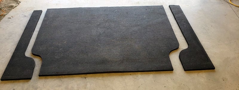 Truck Bed Horse Mat Pattern