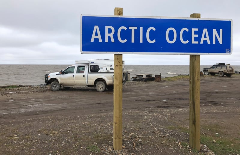 Arrival To Tuktoyaktuk Arctic Ocean