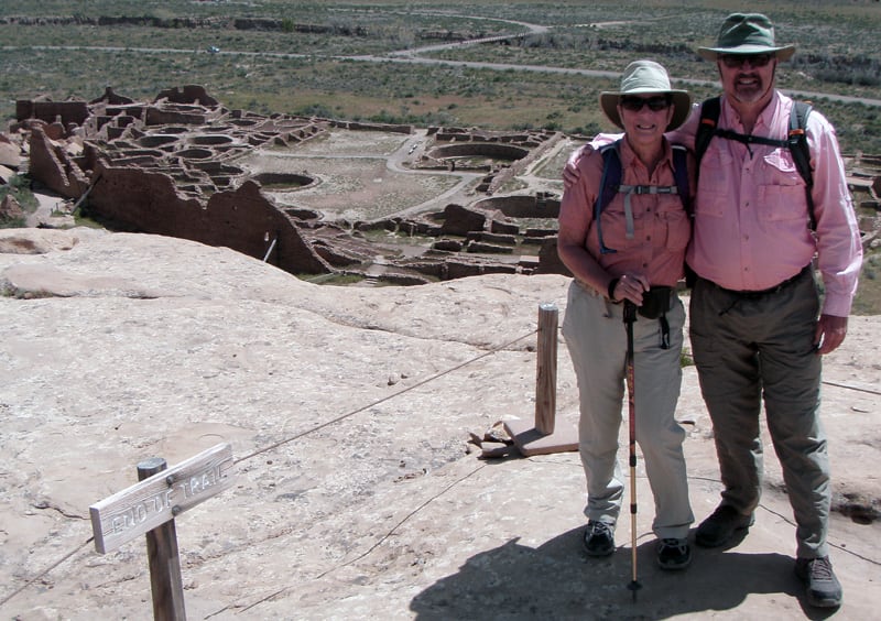 Chaco Culture Looking Over Village