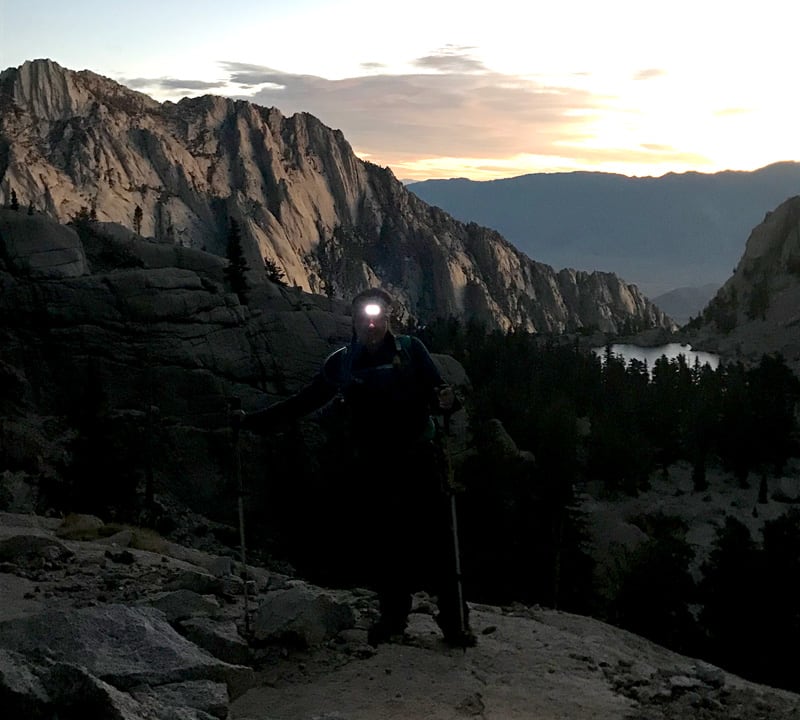 Hiking In The Dark To Mt Whitney