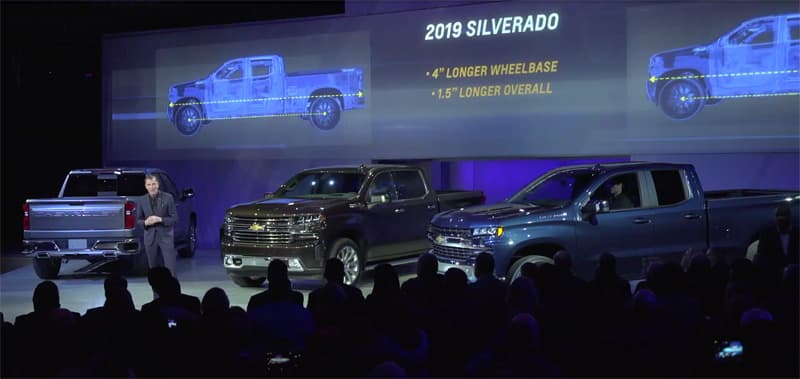 2019 Silverado 4 Inch Longer Wheelbase And 1 5 Inches Longer Overall