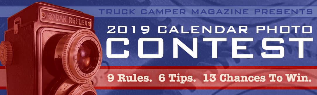 2019 Truck Camper Calendar Contest