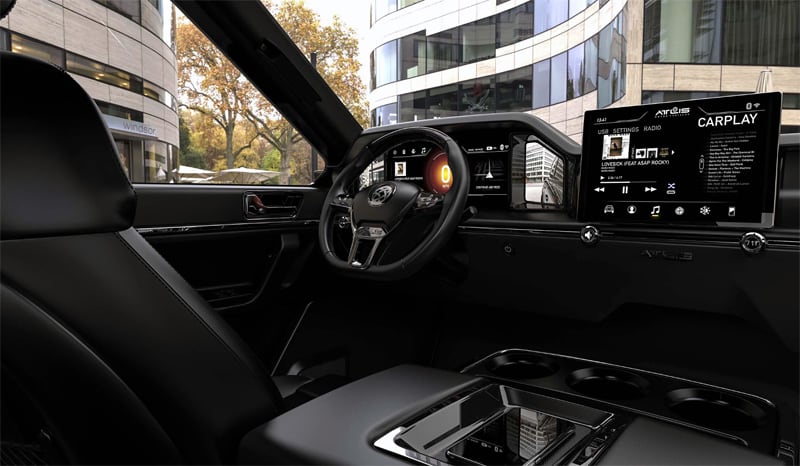 Atlis Dashboard With Carplay