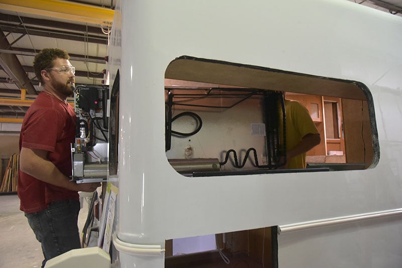 Bigfoot Refrigerator fits through door