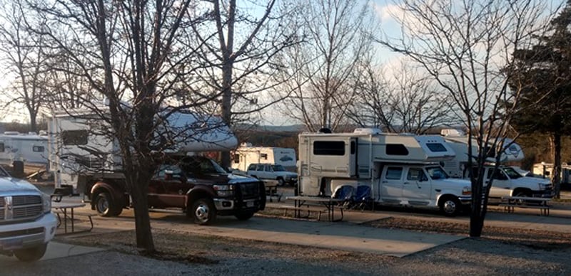 Campers At Branson Missouri Rally