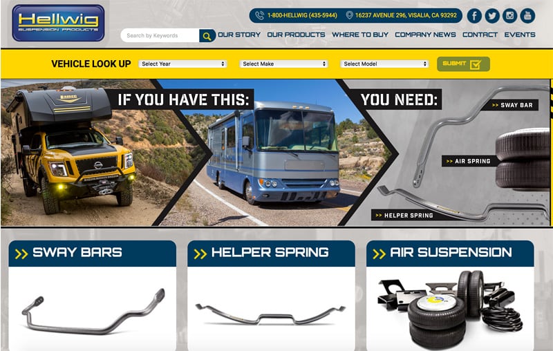 Hellwig Products New Website