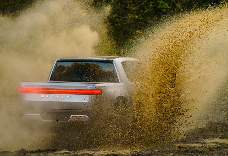 Rivian R1T Water Off Road