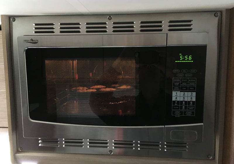 Starting To Cook In Convection Oven