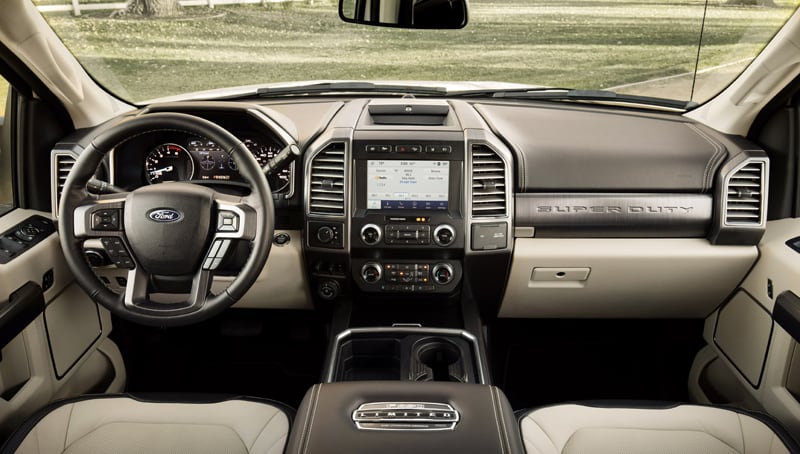 2020 Ford F450 Dash