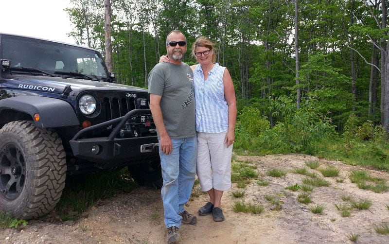 Bruce and Deb Jeep Rubicon