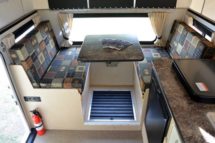 Four Wheel Flatbed Fleet Interior Dinette is Big