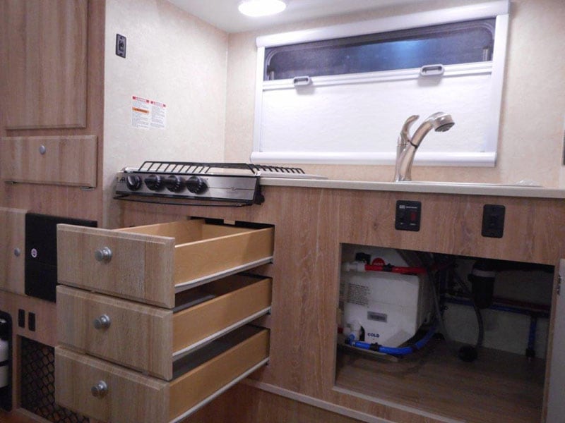 Northstar Laredo SS Interior Kitchen Drawers