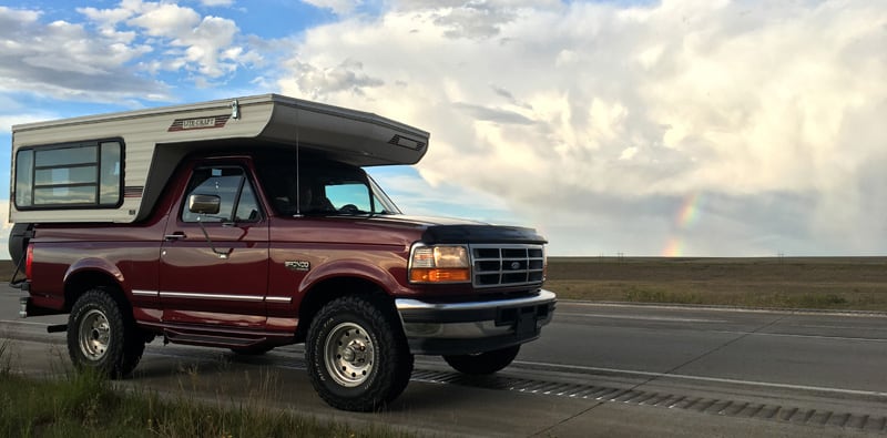 Overcab Valance To Reduce Wind Noise