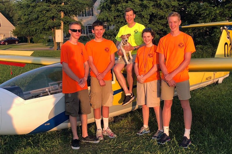 Philip Teaching Cadets To Fly Gliders