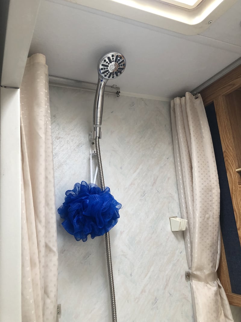 Residential Shower In Camper