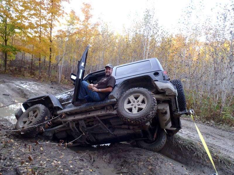 Rubicon In Mud Michigan