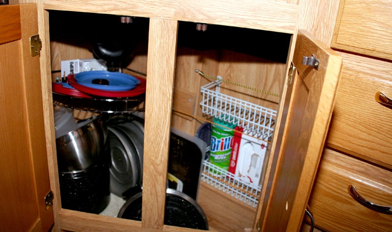 Kitchen Under Sink Storage Racks