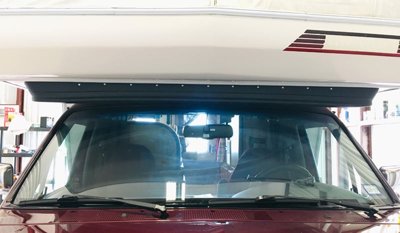 Valence On The Underside Of The Camper’s Overhang