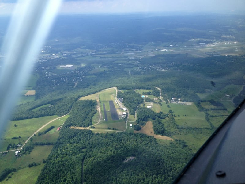 View From The Sky In Glider