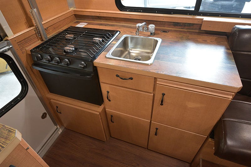 Alaskan Camper Review Kitchen