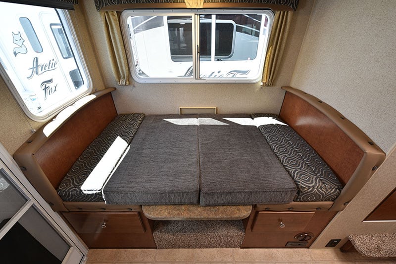 Arctic Fox 865 Dinette Made Into Bed