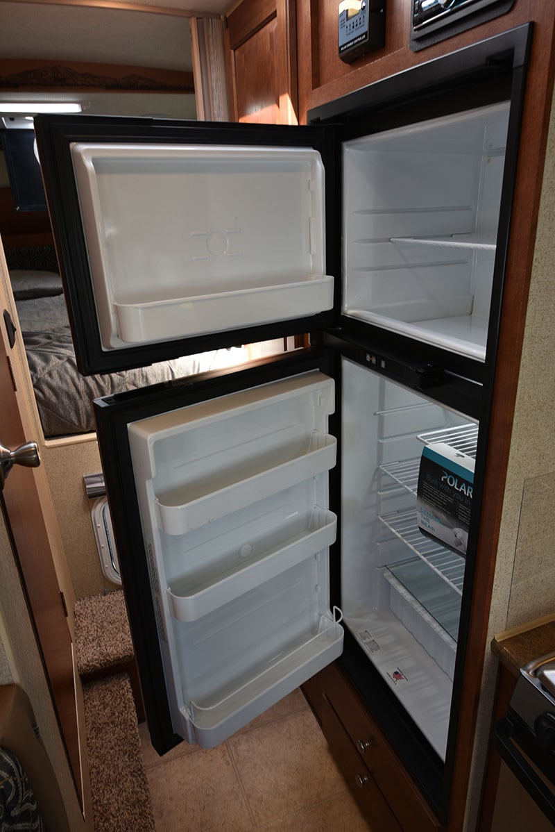 Arctic Fox 865 Kitchen Refrigerator Open