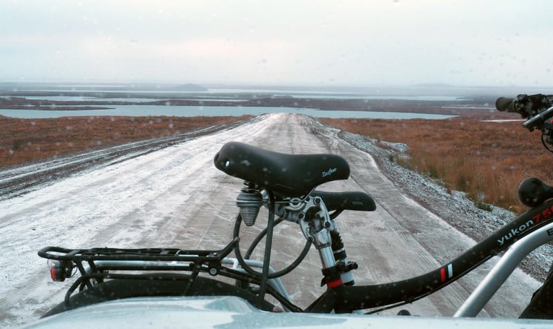 Day 14 The Road Leaving Tuk