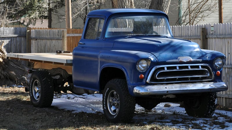 1957 Chevy Before Tool Boxes