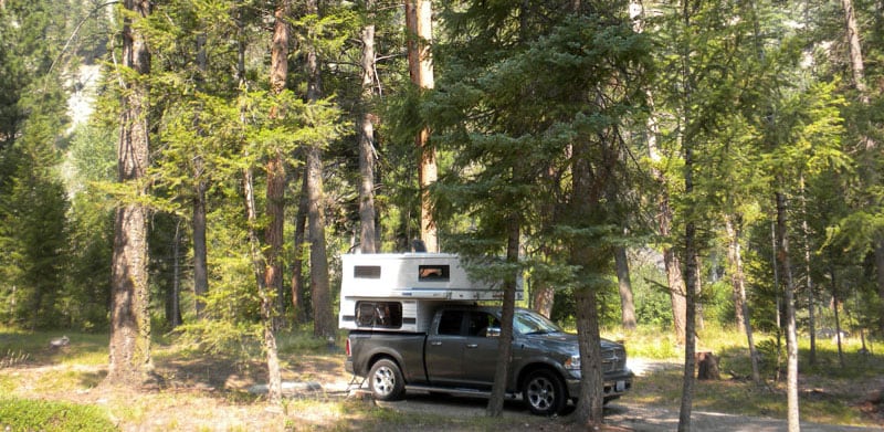 Alta Campground In The Bitterroot National Forest